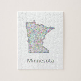 Puzzle Mapa de Minnesota