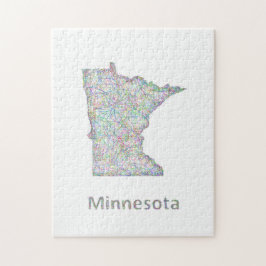 Puzzle Mapa de Minnesota