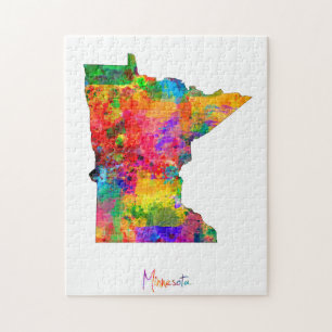 Puzzle Mapa de Minnesota