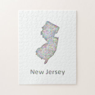 Puzzle Mapa de New Jersey