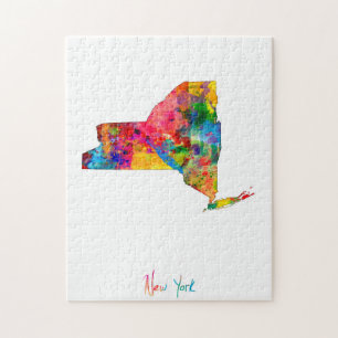 Puzzle Mapa de Nueva York