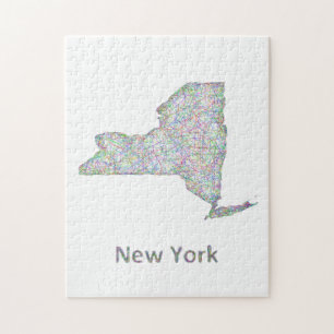 Puzzle Mapa de Nueva York