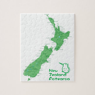 Puzzle Mapa de Nueva Zelanda