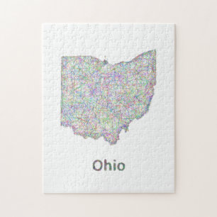Puzzle Mapa de Ohio