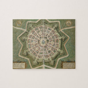 Puzzle Mapa de Palma, de "Civitates Orbis Terrarum" por G