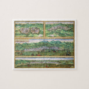 Puzzle Mapa de Parma, de Siena, de Palermo, y de