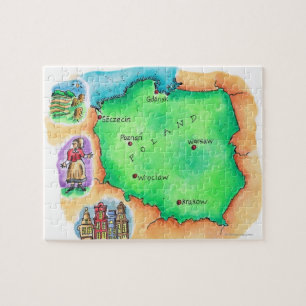 Puzzle Mapa de Polonia