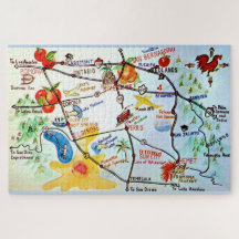Mapa de Riverside - California 20x30