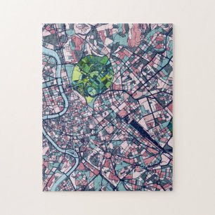 Puzzle Mapa de Roma Italia