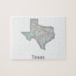 Puzzle Mapa de Tejas
