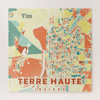 PUZZLE: Mapa de Terre Haute Indiana Rompecabezas C