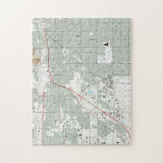 Puzzle Mapa de Tucson Arizona (1992)