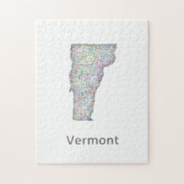 Puzzle Mapa de Vermont