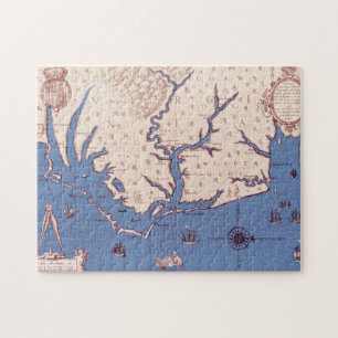 Puzzle Mapa de Virginia