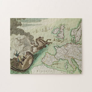 Puzzle Mapa del ataque naval contra Inglaterra de