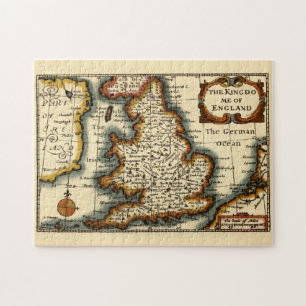 Puzzle Mapa del Atlas Anticuario del Reino de Inglaterra