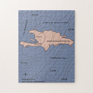 Puzzle Mapa del clima de La Española