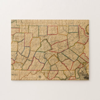 Puzzle Mapa Del Estado De Pennsylvania
