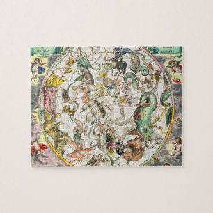 Puzzle Mapa del hemisferio meridional, 'del Celestia
