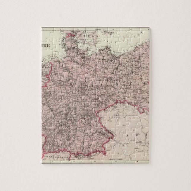 Puzzle Mapa del Imperio Alemán (Vertical)