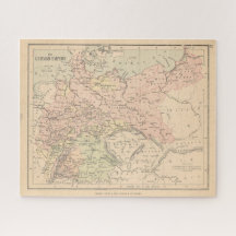 Mapa del Imperio Alemán Antiguo