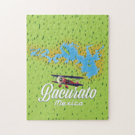 Puzzle Mapa del lago Bacurato méxico