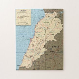 Puzzle Mapa del Líbano (2000)