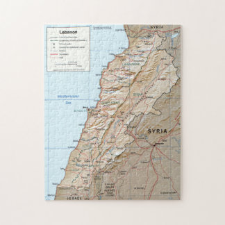 Puzzle Mapa del Líbano (2002)