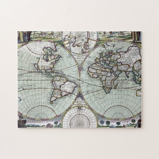 Puzzle Mapa del mundo (Horizontal)