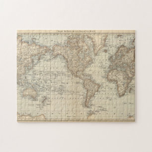 Puzzle Mapa del mundo 2