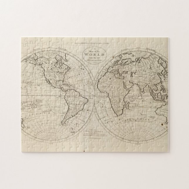 Puzzle Mapa del mundo 2 (Horizontal)