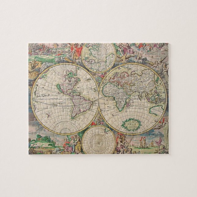Puzzle Mapa del Mundo Antiguo (Horizontal)