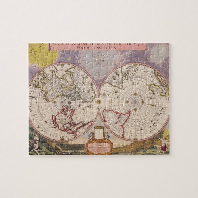 Puzzle Mapa del Mundo Antiguo (Horizontal)