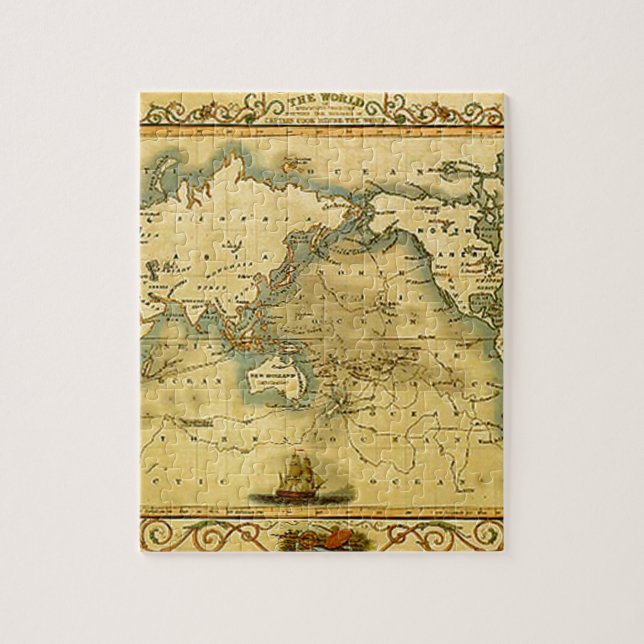 Puzzle Mapa del mundo antiguo (Vertical)