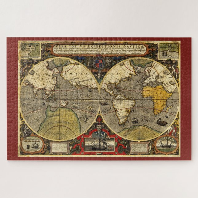 Puzzle Mapa del mundo antiguo #2 (Horizontal)