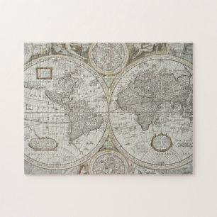 Puzzle Mapa del mundo el   1676