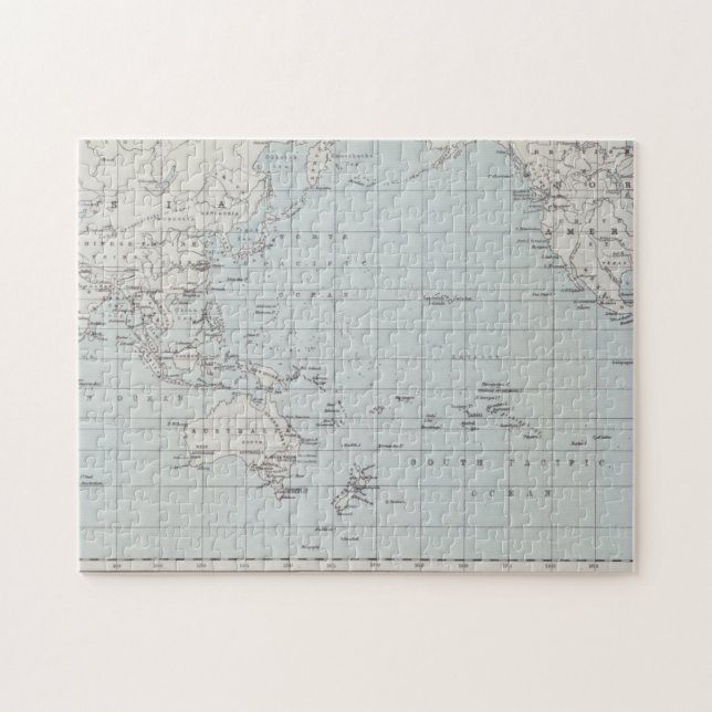Puzzle Mapa del mundo en la proyección de Mercator (Horizontal)