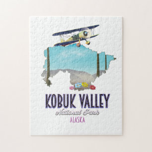 Puzzle Mapa del parque nacional del valle de Kobuk