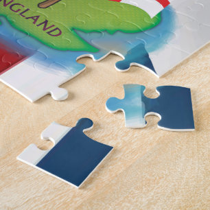 Puzzle Mapa del personalizado de las Islas Británicas