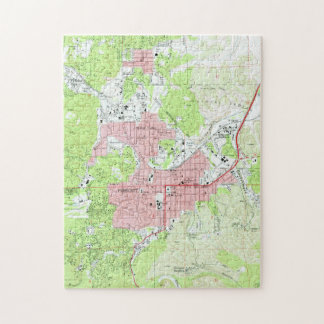 Puzzle Mapa del Prescott Arizona (1973)