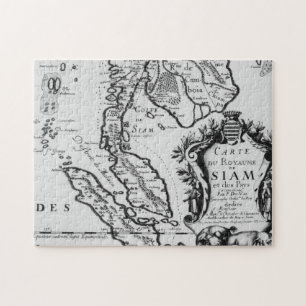Puzzle Mapa del Reino de Tailandia