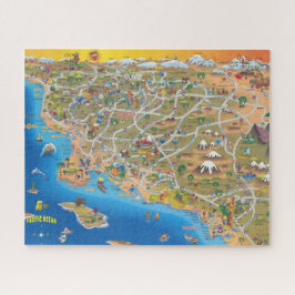 Puzzle Mapa del sur de California