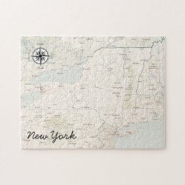 Puzzle Mapa del tesoro de Nueva York educativo