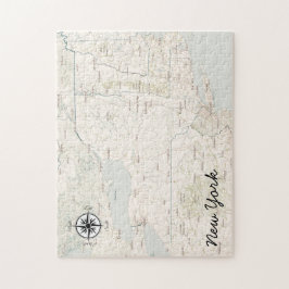 Puzzle Mapa del tesoro de Nueva York educativo