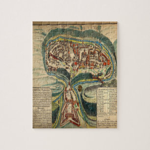 Puzzle Mapa Del Tesoro En La Edad Media