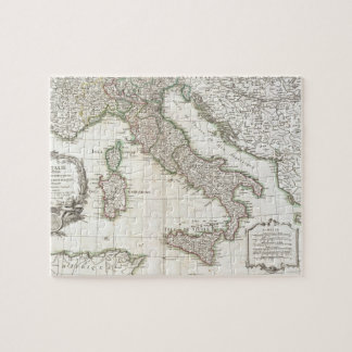 Puzzle Mapa del vintage de Italia (1770)
