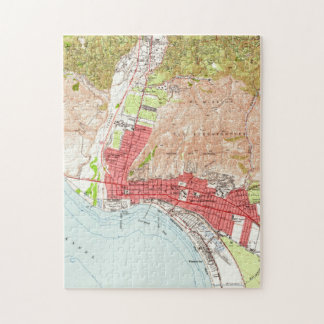 Puzzle Mapa del vintage de Ventura California (1951)
