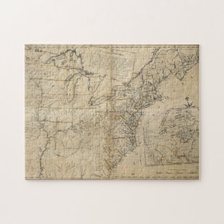 PUZZLE MAPA: EE.UU., 1783