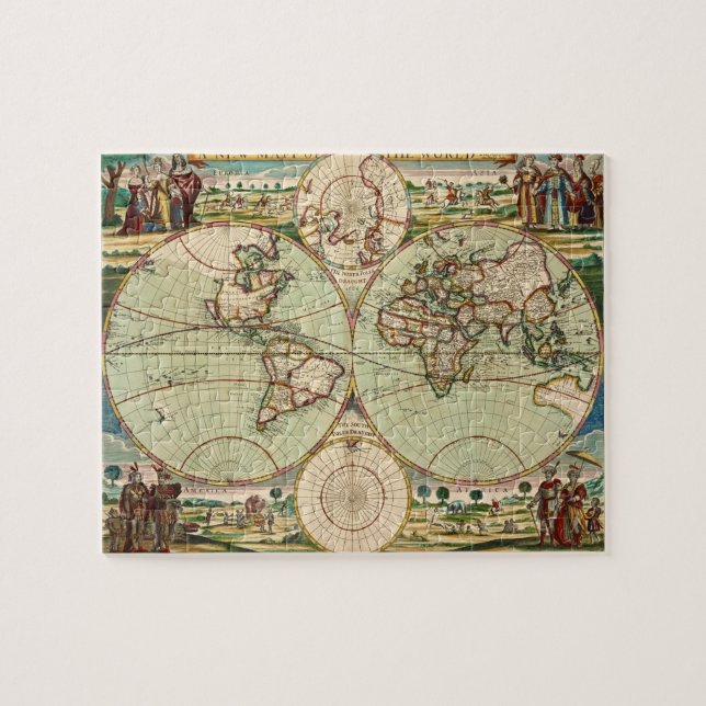 Puzzle Mapa general de la vieja antigüedad del mundo (Horizontal)