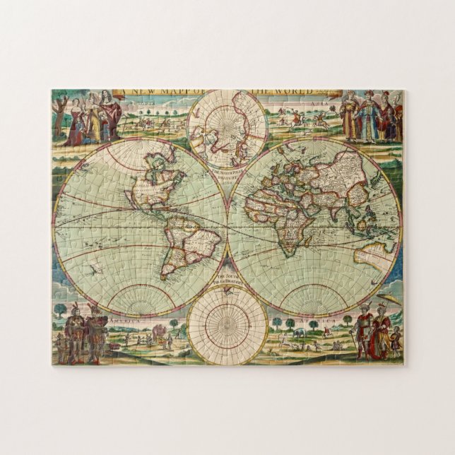 Puzzle Mapa general de la vieja antigüedad del mundo (Horizontal)